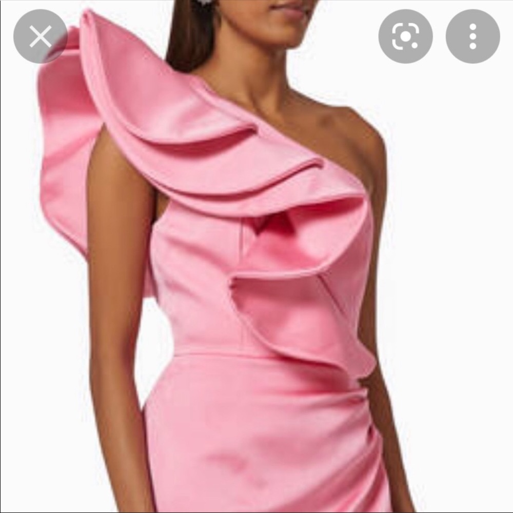 ISO keepsake one shoulder ruffle mini dress
